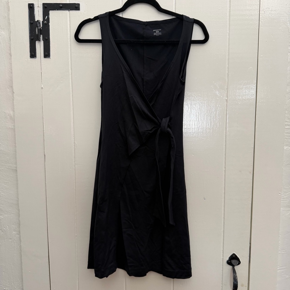 Patagonia Black Wrap Dress
